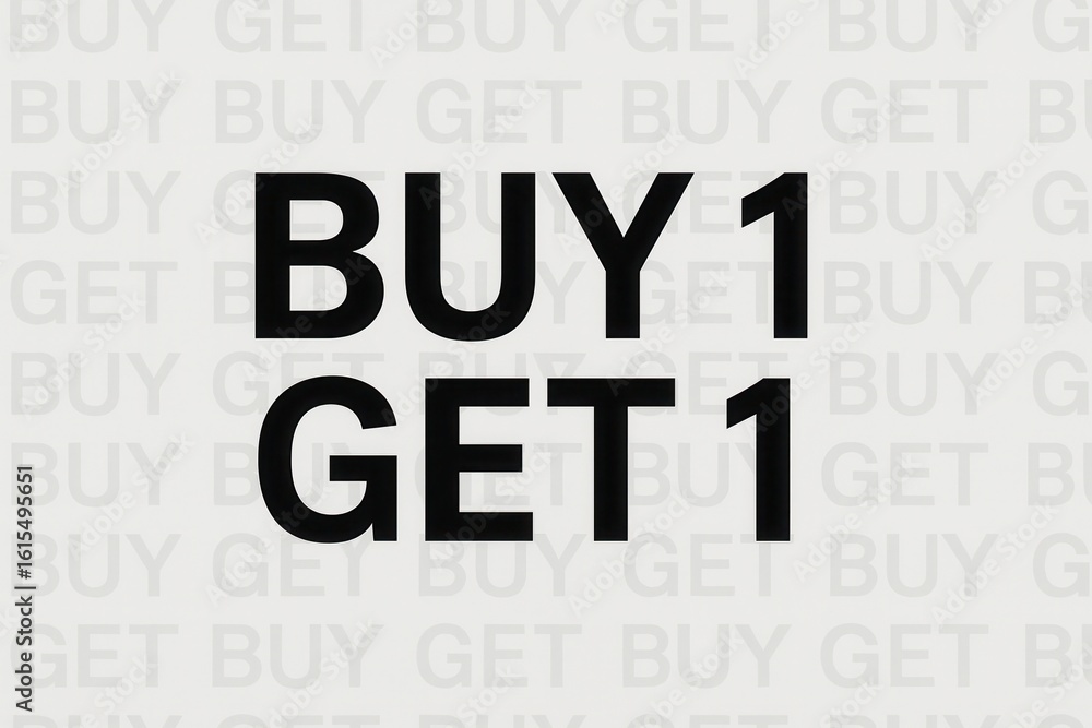 Poster bold text displaying 