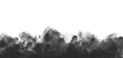 Fiery Smoke Overlay, Automimic Transparent Smoke Effect for Visual Design and Digital Art