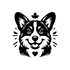 vector illustration of a dog