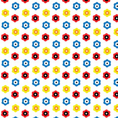 abestract new vector simpole flower pattern.