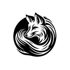 vector image of a wolf