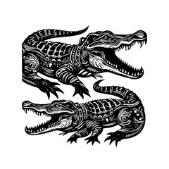Naklejka premium vector image of a dragon