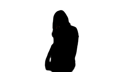 Abstract Black Background Illustration With Dark Texture and Light Design