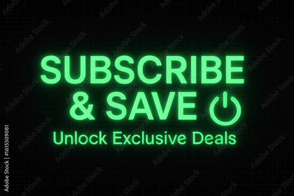 Poster neon green text on a dark background reads 