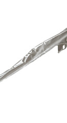 Abstract Metallic Shape Isolated on Transparent Background Illustration