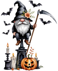Halloween Gnome Png