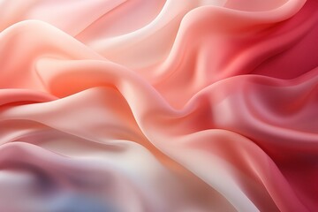 Obraz premium abstract gradient background, silk fabric texture, pink and beige
