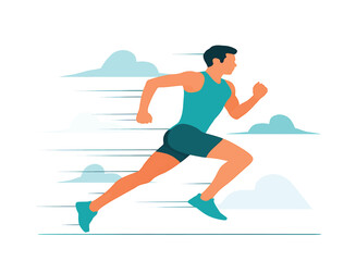 Young woman practicing yoga meditation for mindfulness at home. Vector illustration.