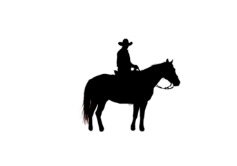 Abstract Illustration Of A Black Horse Silhouette On Transparent Background