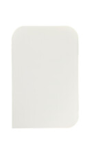 Abstract Isolated White Rectangle Shape On Transparent Background Illustration