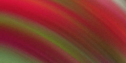 Red green and brown abstract background with diagonal color gradients and grainy texture