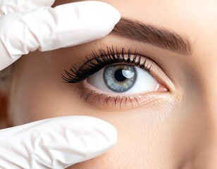 Close-up of a woman's eye