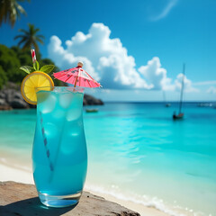 cocktail on the beach