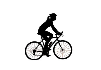 Abstract Orange Fireworks Bike Illustration On Black Background