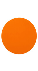 Abstract Orange Circle Shape Illustration On Isolated Black Background