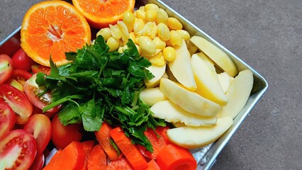 Raw Ingredients for Making Smoothies