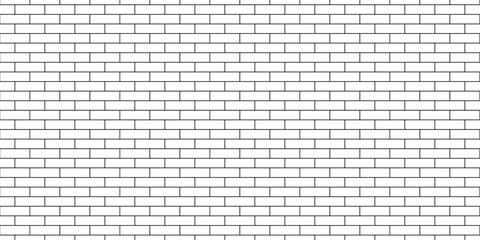 Urban white, black line cement rough row wallpaper abstract background. Empty stucco masonry pavement floor and wall limestone brickwork concrete texture.	
