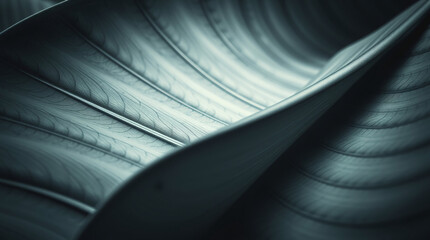 Close-up of a delicate leaf with visible veins, showcasing natural beauty and texture.