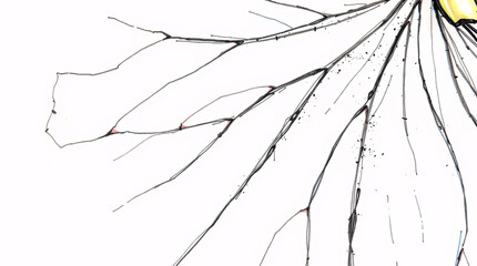 A delicate, translucent leaf illuminated by soft light, capturing natural beauty and tranquility.