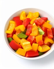 Close-up of finely ground paprika, showcasing its beautiful texture ideal for themes of seasoning, cooking, and gourmet ingredients. Paprika in white background, washing and cutting paprika 