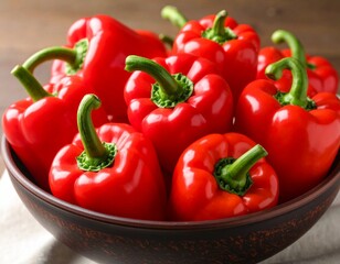 Close-up of finely ground paprika, showcasing its beautiful texture ideal for themes of seasoning, cooking, and gourmet ingredients. Paprika in white background, washing and cutting paprika 