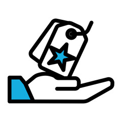 Corporate Identity Awareness Icon from Business Opportunity Collection (Outline Color Lineal Style)