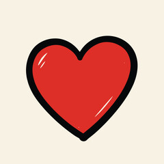 Love Heart icon set. for mobile concept and web design. vector illustration