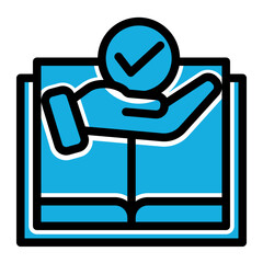 Market Research Knowledge Icon from Business Opportunity Collection (Solid Color Lineal Style)