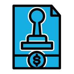 Strategic Planning Decision Icon from Business Opportunity Collection (Solid Color Lineal Style)