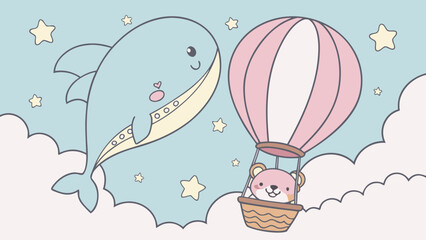 easter bunny with eggs