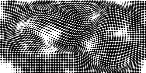Grunge pattern design with halftones resembling snake scales.modern background
