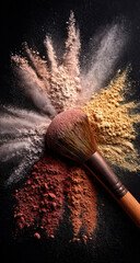 Chromatic Cascade A Futuristic Makeup Revolution