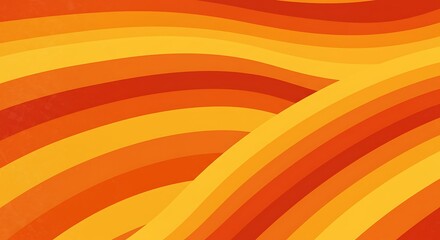 Abstract background of undulating, parallel lines in shades of yellow, orange, and red, creating a warm and vibrant visual texture.