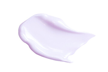 a white plate with a white liquid on it