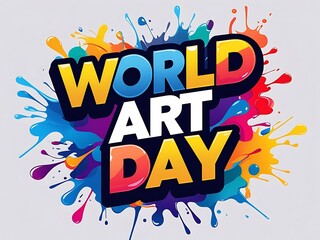 Colorful celebration for World Art Day.