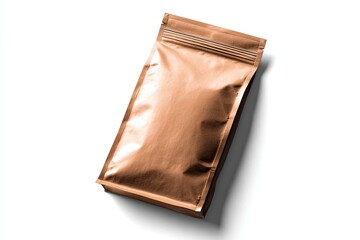Copper-colored foil food pouch