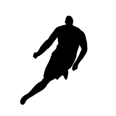 tennis player silhouette