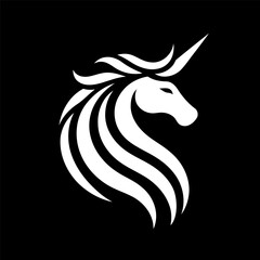 Powerful Unicorn Branding Logo Concept