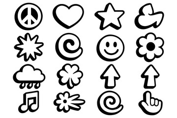 Bold Doodle Symbol Pack