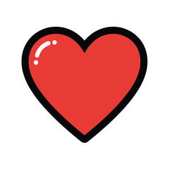 Love Heart icon set. for mobile concept and web design. vector illustration