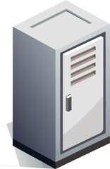 Fototapeta premium Locker – Secure Metal Cabinet for Storage and Safety