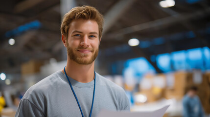 Trade Show Coordination with Enthusiastic Team Member