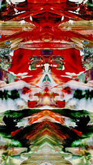 Abstract art background . Hand painting artwork on canvas .