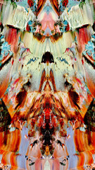 Abstract art background . Hand painting artwork on canvas .
