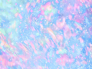 Opal gemstone background. Bright vector abstract pastel background with soft, blurred textures and fluid shapes. Perfect for digital design, print, wallpaper