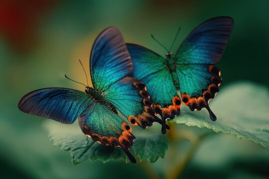 a lovely pair of butterflies