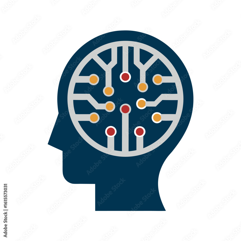 Poster abstract vector design with basic shapes and colors for graphic design projects