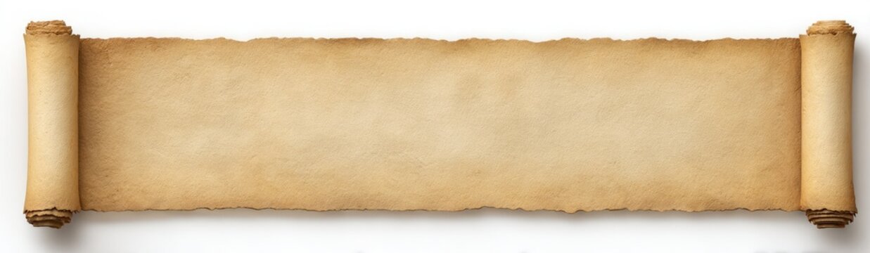 Aged scroll of parchment (2)