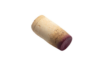 a cork of wine is shown on a white background