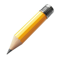 Close up of a Sharpened Yellow Pencil